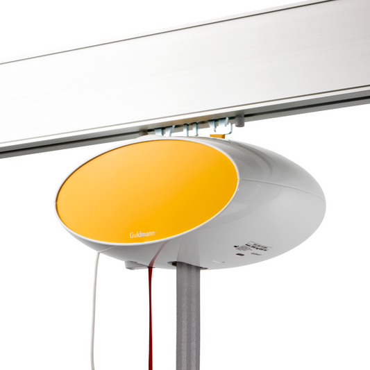 Guldmann lyftmotor GH1 laddning via handtagskontroll